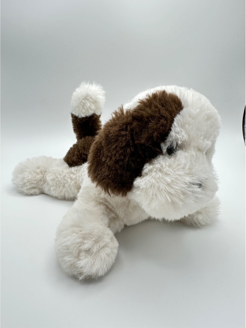 Douglas White Brown Puppy Dog Plush Stuffed Animal Soft BNNT Cuddly Toy - Picture 3 of 10